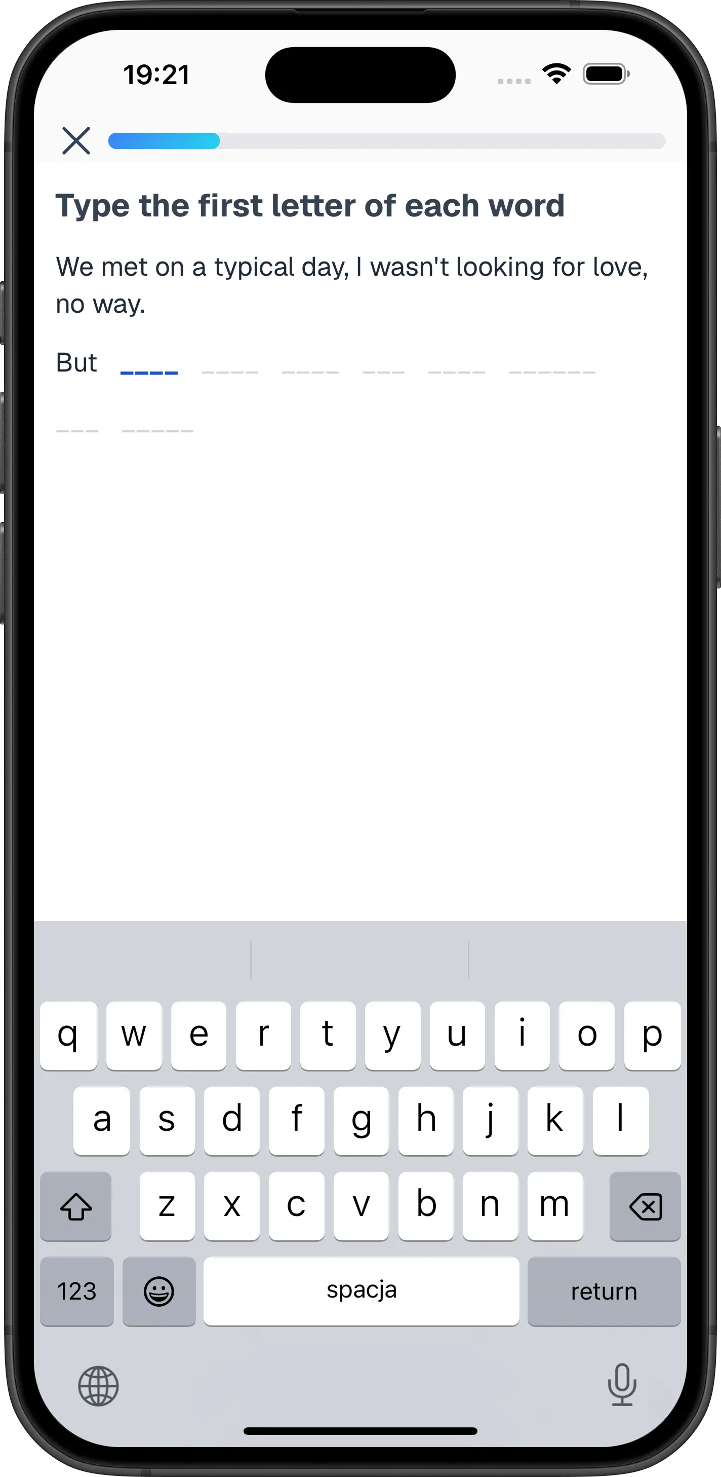Recall practice mode